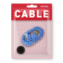 Дата - кабель Smartbuy USB - 30-pin Apple (1.2 м) голубой