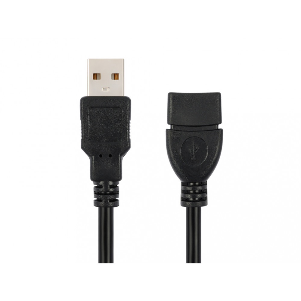 Кабель - удлинитель Vixion CAB44 USB 2.0 (M) - USB 2.0 (F) 3 м, черный