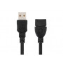 Кабель - удлинитель Vixion CAB44 USB 2.0 (M) - USB 2.0 (F) 3 м, черный