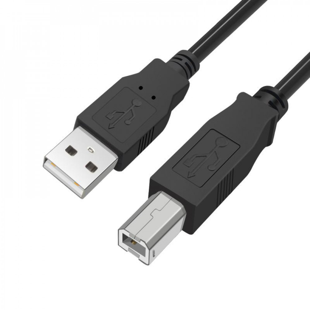 Кабель VS U118 USB 2.0 А вилка - В вилка (1.8 м) 