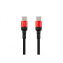 Кабель Vixion K22c USB Type-C - Type-C (1 м) красный 