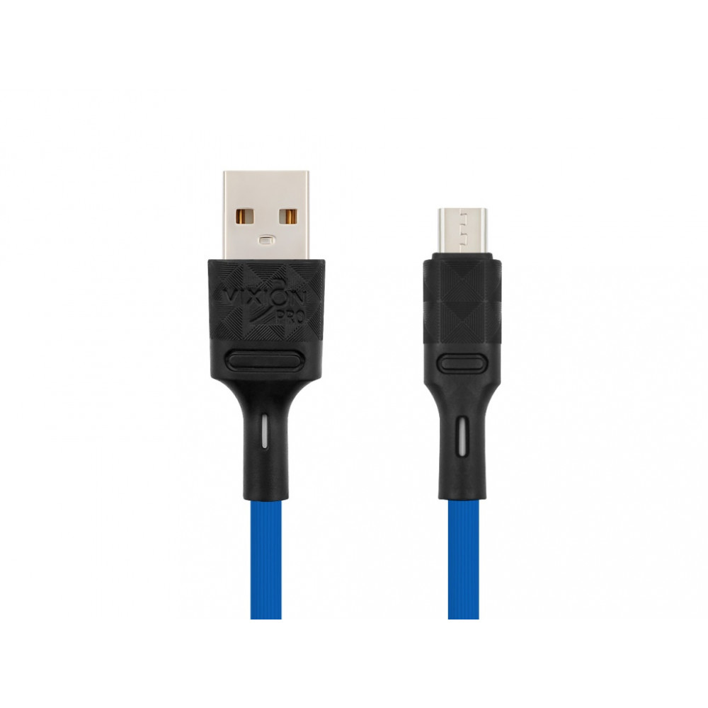 Кабель Vixion Pro VX-07m Micro-USB (1 м), синий