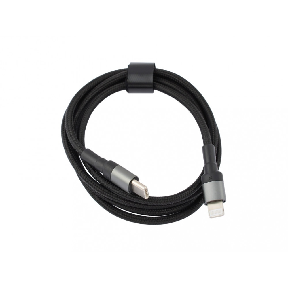 Кабель для iPhone Vixion K22i Type-C - Lightning 8 pin (1м) черный
