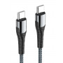 Кабель LDNIO LS101 USB Type-C - Type-C (1 м) серый