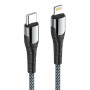 Кабель LDNIO LS111 USB Type-C - Lightning (1 м), серый
