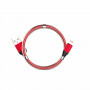Кабель LDNIO LS491 USB Lightning (1 м) Магнитная оплетка, красный