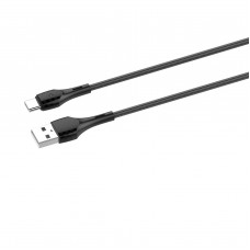 Кабель LDNIO LS522 USB Type-C (2 м) с подсветкой, серый
