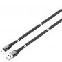 Кабель LDNIO LS511 Micro USB (1 м) Магнитная оплетка, черный