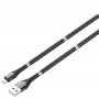 Кабель LDNIO LS511 USB Lightning (1 м) Магнитная оплетка, черный