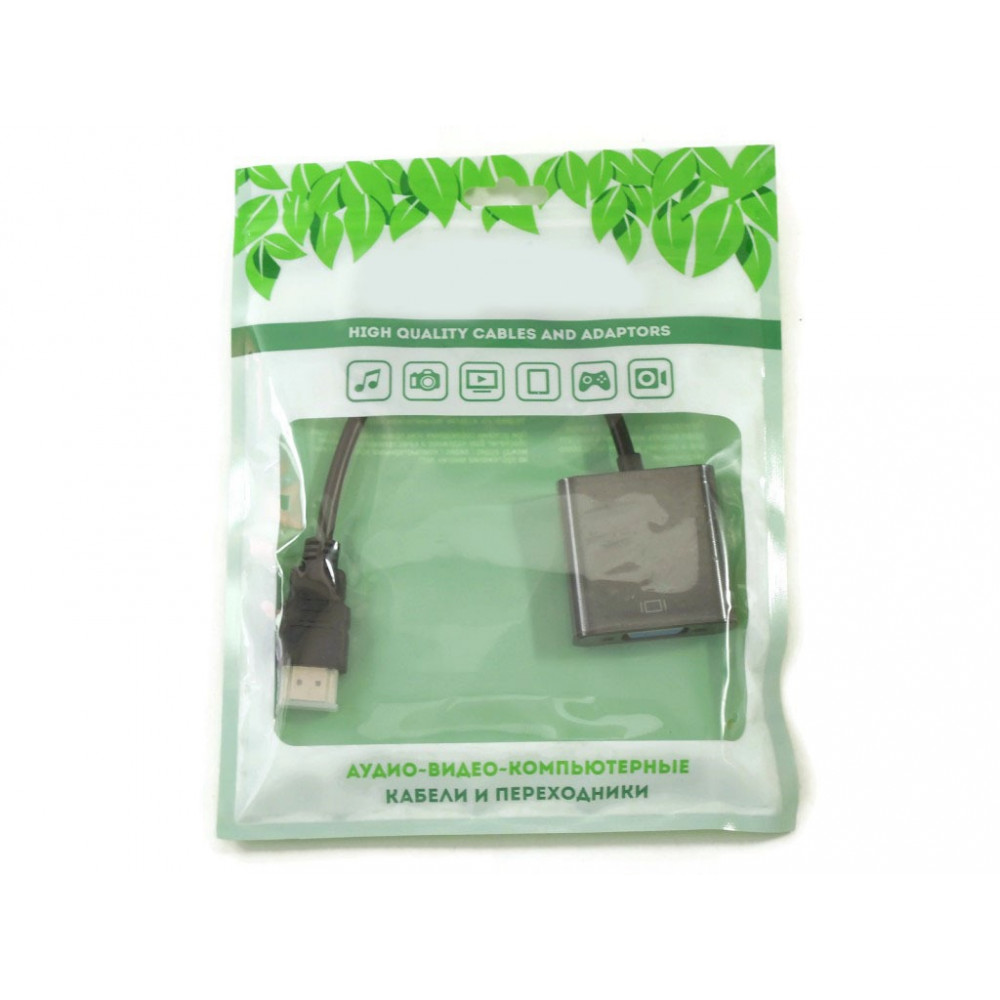 Переходник Perfeo A7022 HDMI А вилка - VGA/SVGA розетка