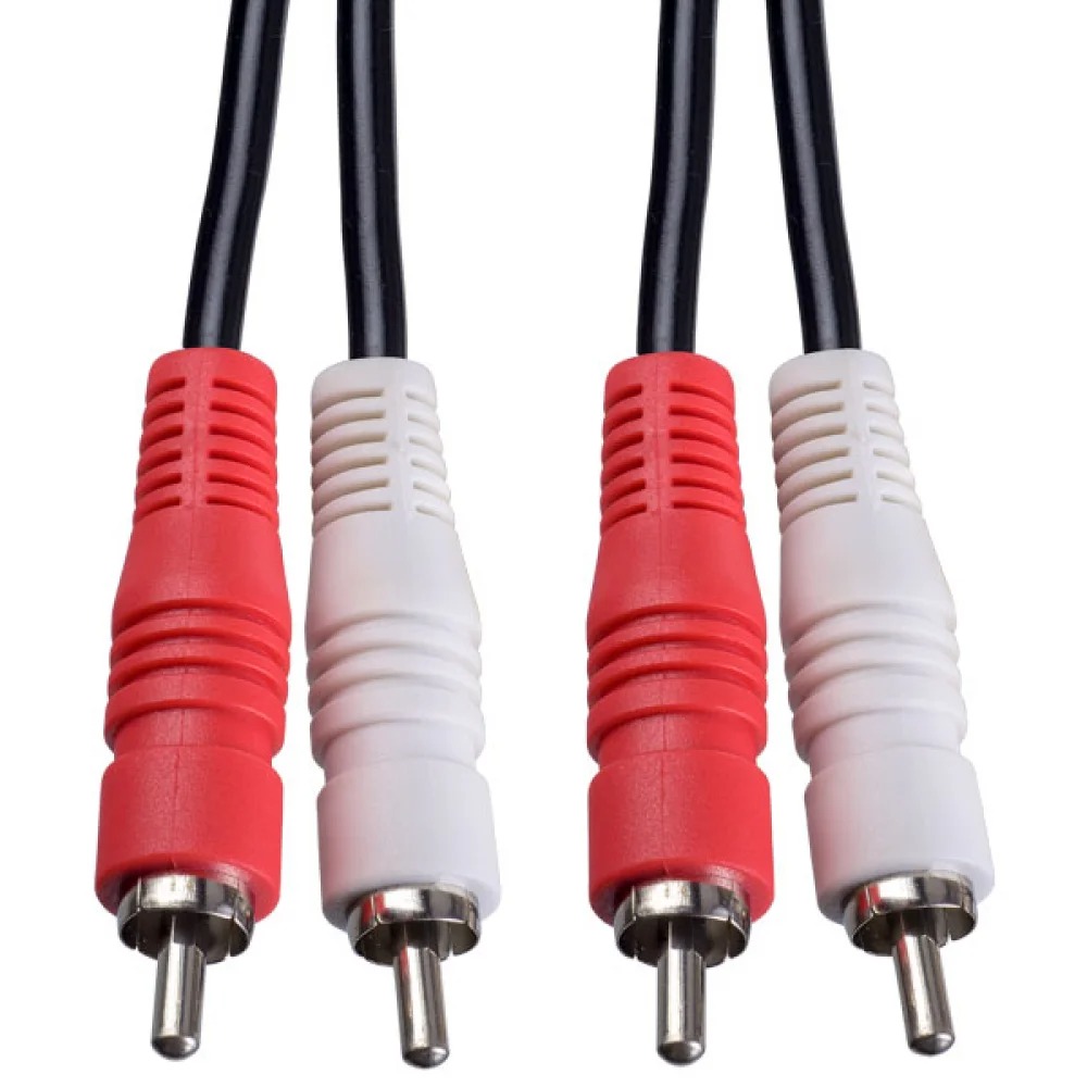 Аудиокабель Perfeo R3001 2xRCA вилка - 2xRCA вилка (1 м) 