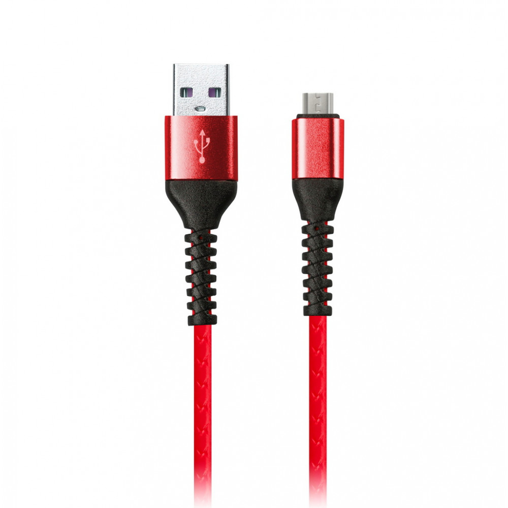 Дата - кабель Smartbuy USB - Micro USB (1 м) красный