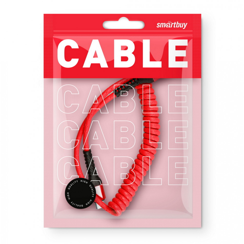 Дата - кабель Smartbuy USB - Micro USB (1 м) красный