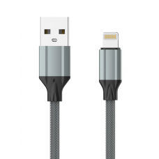 Кабель LDNIO LS442 USB - Lightning (2 м) серый 