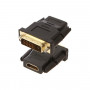 Переходник Perfeo A7004 HDMI А розетка - DVI-D вилка