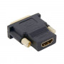 Переходник Perfeo A7004 HDMI А розетка - DVI-D вилка