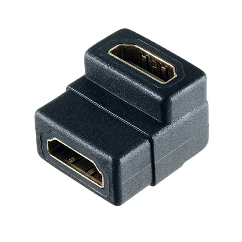 Переходник угловой Perfeo A7009 HDMI A розетка - HDMI A розетка