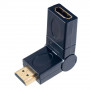Переходник поворотный на 360°C Perfeo A7013 HDMI A вилка - HDMI A розетка 