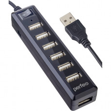 USB-HUB 7 Port Perfeo PF-H034 черный