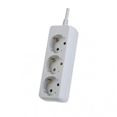 Удлинитель 3 гнезда Perfeo Powermate (1.5 м) с заземлением 