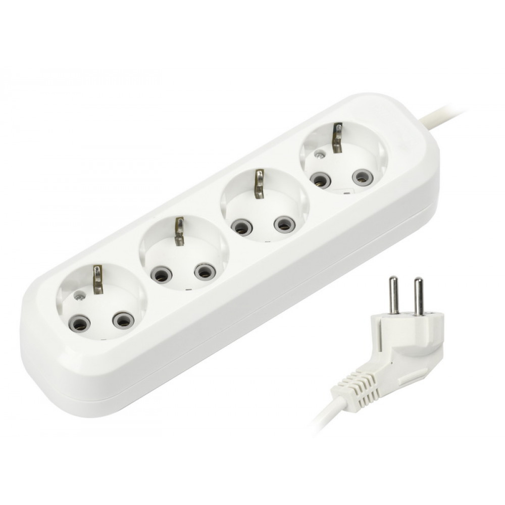 Удлинитель 4 гнезда Smartbuy SBE-16-4-03-Z (3 м) 