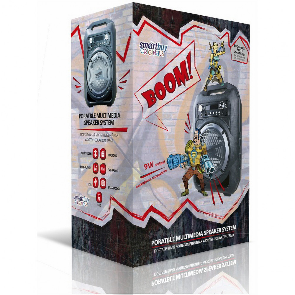 Беспроводная колонка Smartbuy BOOM!