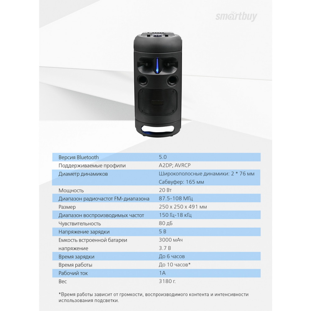 Беспроводная колонка Smartbuy Rocket