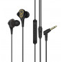 Проводные наушники UiiSii BA-T8 Dual Dynamic Drivers Earphones 