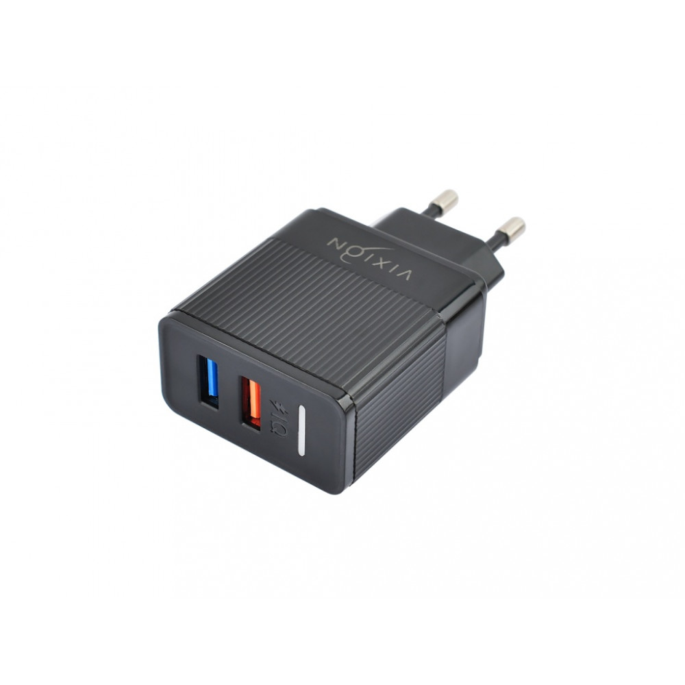 Сетевое зарядное устройство Vixion H2 Quick Charger 3.0 черное