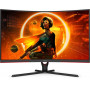 Монитор AOC Gaming C32G3AE 31.5" черный/красный 