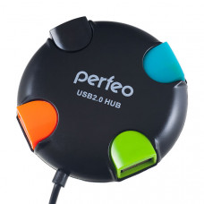 USB-HUB Perfeo PF-VI-H020 черный