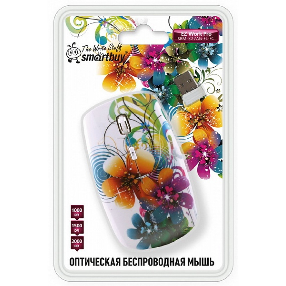Мышь беспроводная Smartbuy 327AG Flowers  