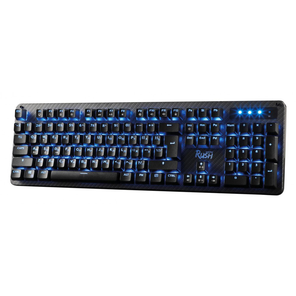 Клавиатура проводная Smartbuy Rush Carbon 312