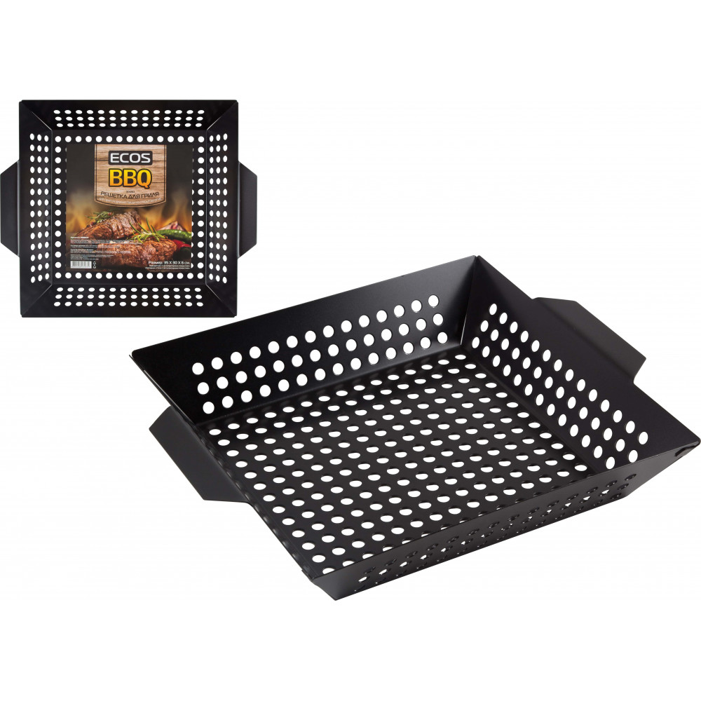 Решетка для гриля квадратная Ecos 3009D (35 х 30 х 6 см)