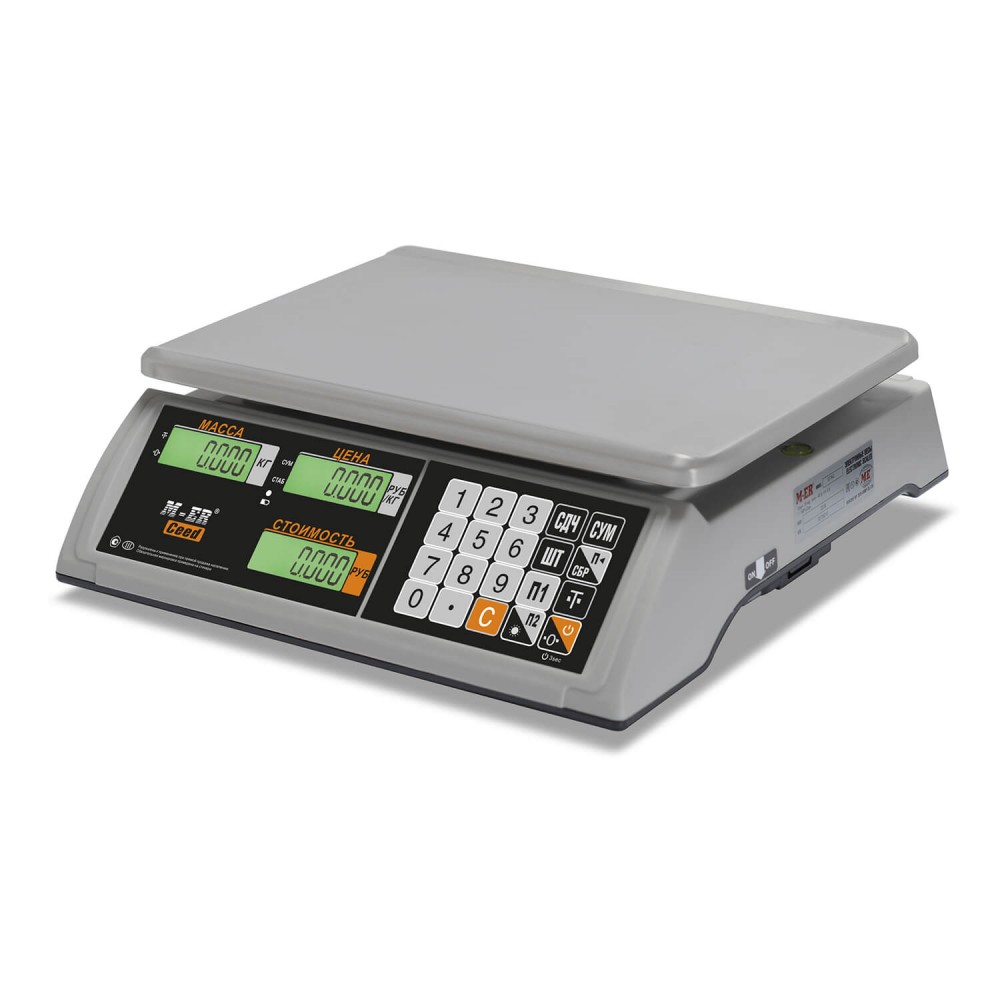Весы торговые M-ER 327 AC-15.2 с АКБ LCD Ceed 