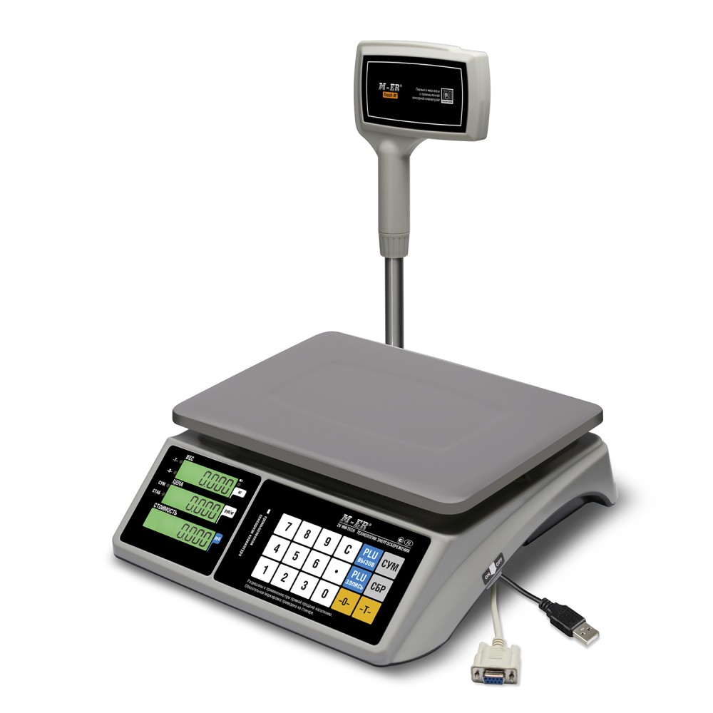 Весы торговые M-ER 328 ACPX-15.2 LCD Touch-M 