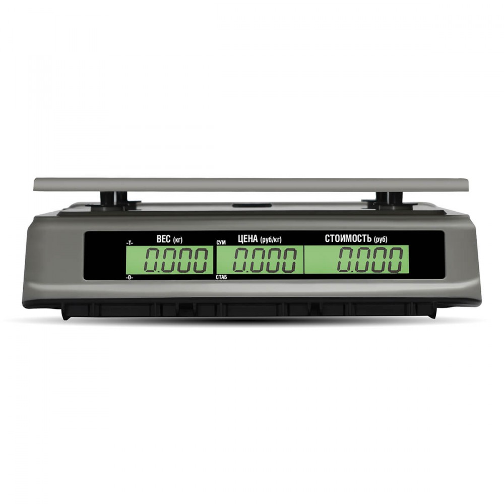 Весы торговые M-ER 328 AC-15.2 LCD Touch-M, RS232, USB  