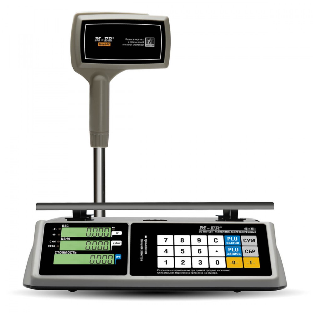 Весы торговые M-ER 328 ACPX-15.2 LCD Touch-M 